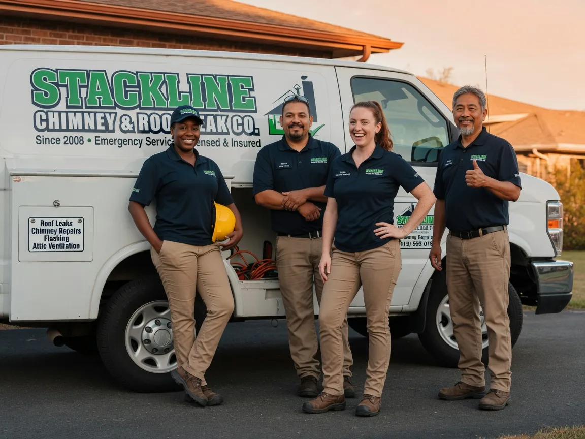 Chimney flashing repair company in Countyline, OK